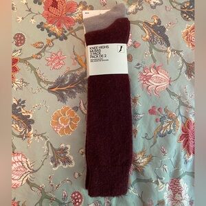 SOLD Mohair blend knee high socks